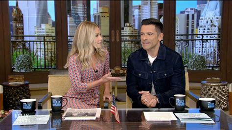 Mark Consuelos Joins Live As Wife Kelly Ripa S Co Host Monday Following Ryan Seacrest S