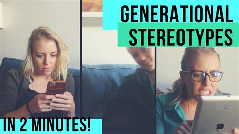 Generational Stereotypes In 2 Minutes Youtube
