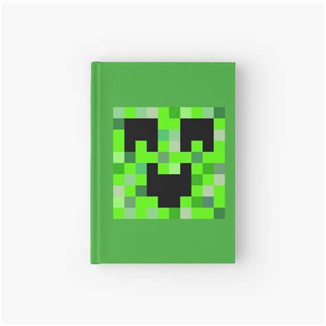 Cuaderno De Tapa Dura Kawaii Creeper De Patchthealpha Redbubble