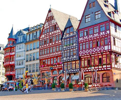 Historic Houses In Frankfurt Germany Frankfurt Germany Germany