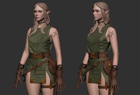 Artstation Elf Wip 2