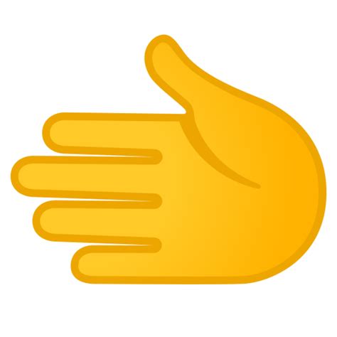 🫲 Leftwards Hand Emoji