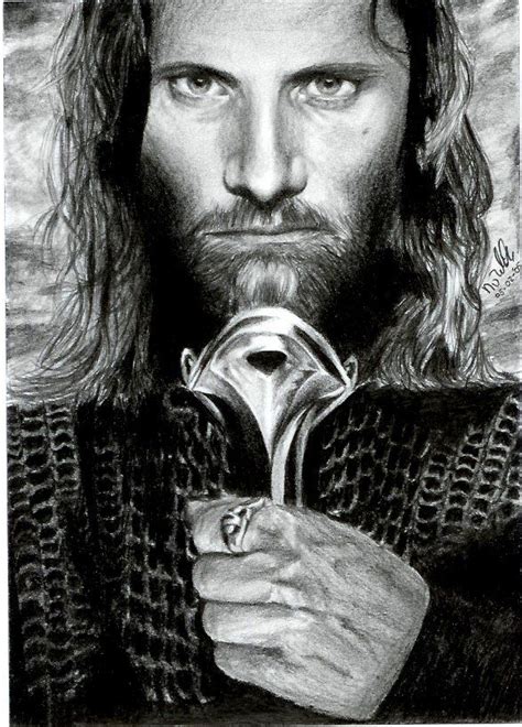 Aragorn For My Brother By Nienke Fanart Central Lotr Art Lord Of
