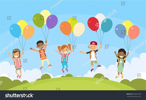 7521 Kid Holding Balloon Cartoon Images Stock Photos And Vectors