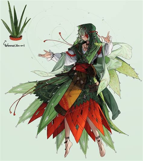 Artstation Aloe Sorcerer Rinotuna Fantasy Character Design