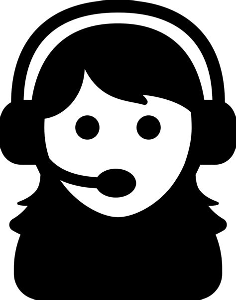 Female Assistant Of A Call Center Svg Png Icon Free Download 38266
