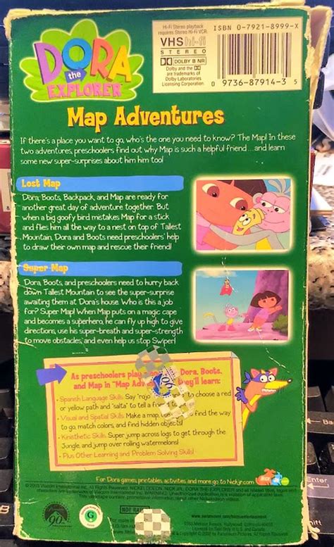 Dora The Explorer Map Adventures Dvd