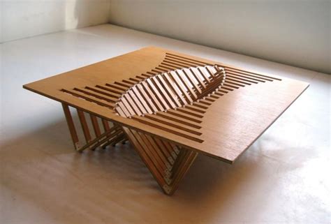 Intriguing Creative Design A Flexible Wooden Table Founterior