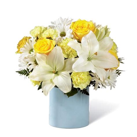 And don't forget, flowers for a new baby can come in any size, shape or color of the rainbow. Baby Boy Flower Delivery at Send Flowers