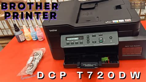 Brother Printer Dcp T720dw Set Up And Configuration Tutorial Youtube