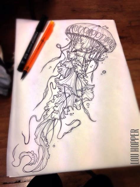 Jellyfish Illustrations New Tattoos Thigh Tattoo Tattoos