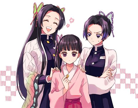 Kochou Sisters Anime Demon Anime Chibi Demon