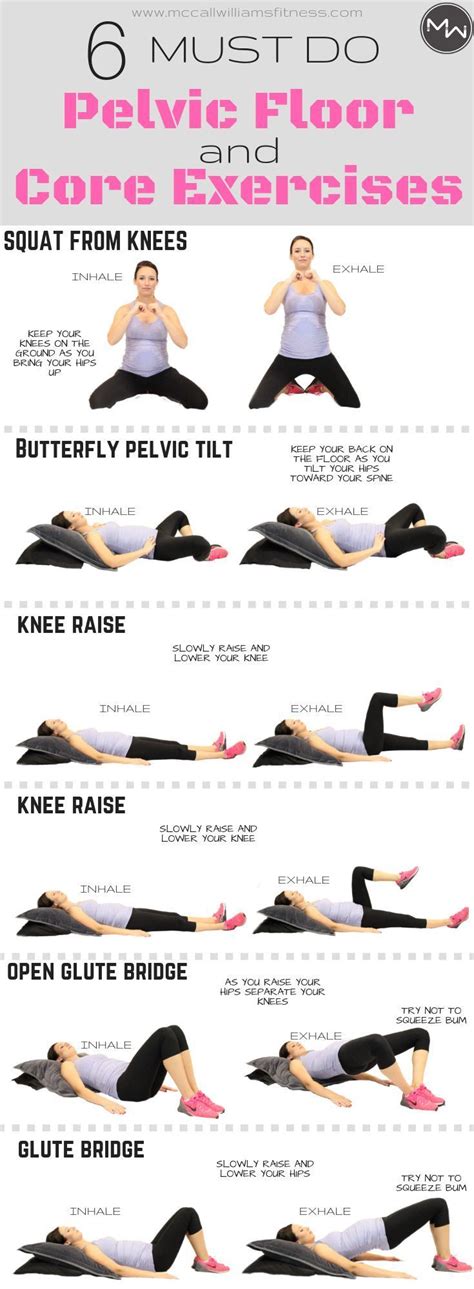 Printable Seated Pelvic Floor Exercises