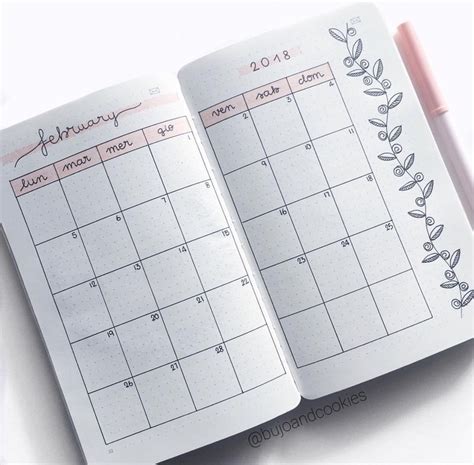 Bullet Journal Monthly Calendar Future Planning Solved Bullet Bullet