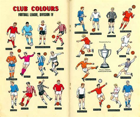 The Hotspur Handy Book Of Football Club Colours 1969 ~ The Football Attic