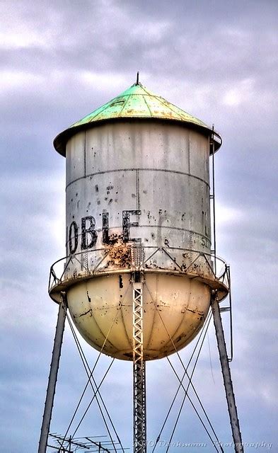 Noble Water Tower I Love Small Town Water Towers They Jus Flickr