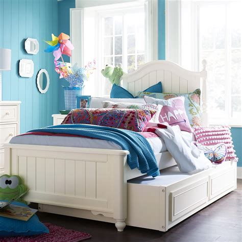 Giantex twin daybed and trundle frame set, trundle day bed with 2 headboard, premium metal slat support, easy assembly, sofa bed with roll out trundle for living room, guest room, children room. Legacy Classic Kids Summerset Twin Bed with Trundle ...