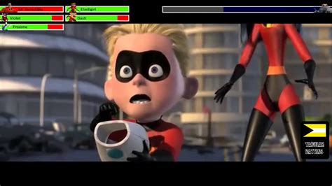 The Incredibles Vs Omnidroid With Helathbars Youtube