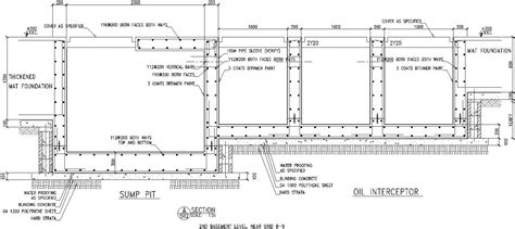 Sump Pit Details In Autocad Dwg Files Cadbull