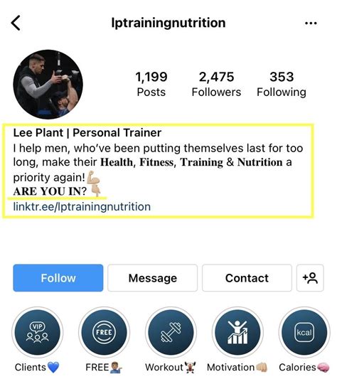 How To Write Your Personal Trainer Instagram Bio Origym
