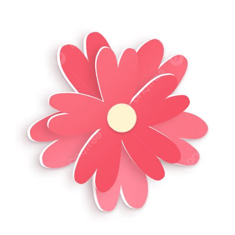 핑크 꽃 일러스트 봄 종이 컷 봄 꽃 클립 아트 새해 설명서 Png 일러스트 및 Psd 이미지 무료 다운로드 Pngtree