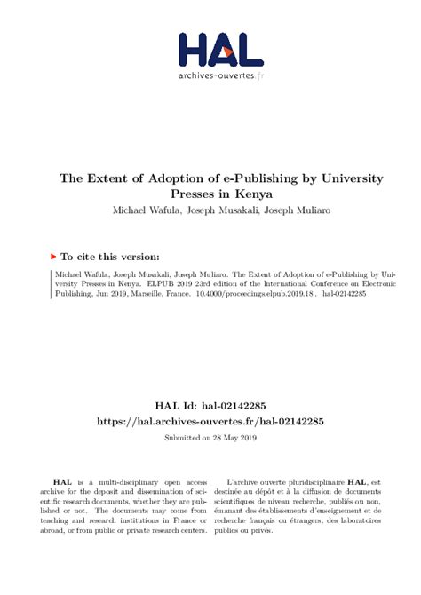 Pdf From The University Presses University Presses And Atm Publishing
