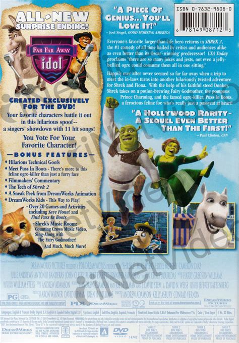 Shrek 2 Widescreen Edition On Dvd Movie