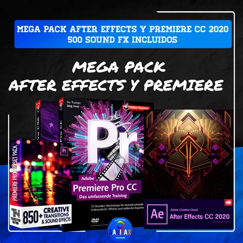Mega Pack After Effects Y Premiere CC Garitax