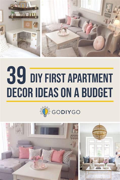39 Diy First Apartment Decor Ideas On A Budget Godiygocom