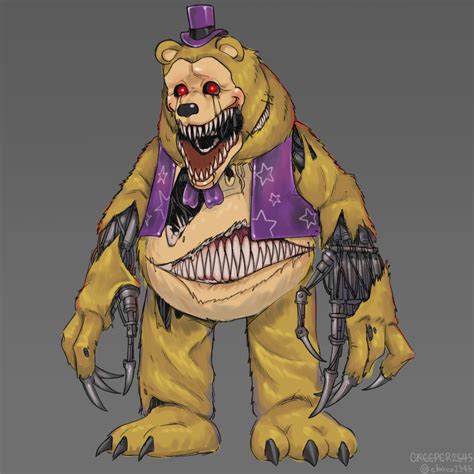 Nightmare Fredbear In Real Life Animatronics Five Nights At Freddy S My XXX Hot Girl