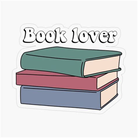 Aesthetic Book Lover Design Transparent Sticker By Ellencarney13 In