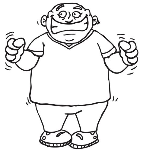 Big Man In World Image Clipart