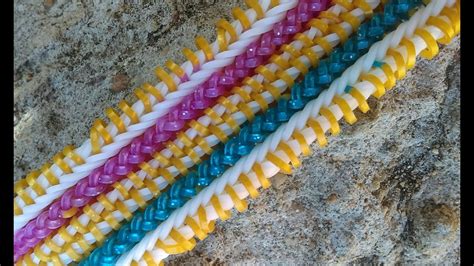 Hook Only Messengers Bracelet Rainbow Loom Youtube