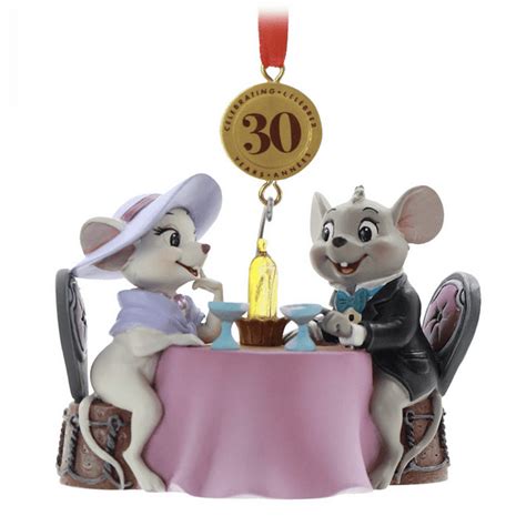 Disney 2020 The Rescuers 30th Legacy Sketchbook Christmas Ornament New