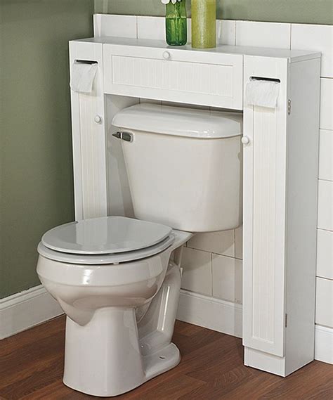 White Commode Space Saver Over The Toilet Cabinet Bathroom Storage
