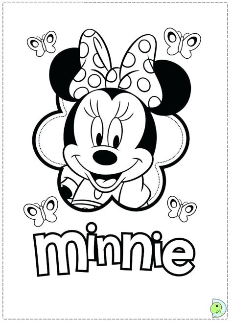 Free Printable Minnie Mouse Coloring Pages At Free