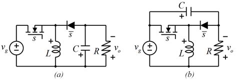 The circuit operation depends on the conduction state of the mosfet (a) Traditional buck-boost converter, (b) Continuous input ...