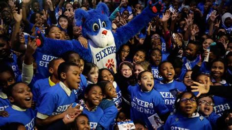 This is not up for negotiation. Sixers unveil new mascot Franklin the dog - 6abc Philadelphia