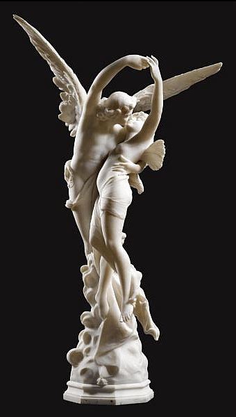 The Abduction Of Psyche By Cesare Lapini Circa 1902 The Sculpture