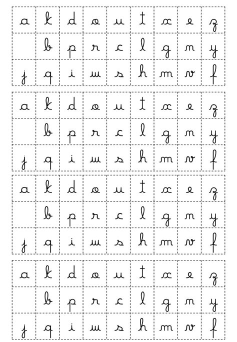 Alfabeto MÓvel 4 Tipos De Letras Para Imprimir