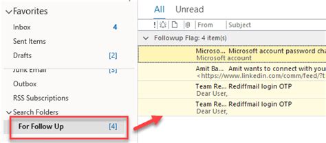 How To See Flagged Emails In Outlook Sidebar About Flag Collections