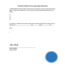 You can download these free templates to create your very own notary acknowledgements. Canadian Notary Block Example / Notary - Law Office of ...