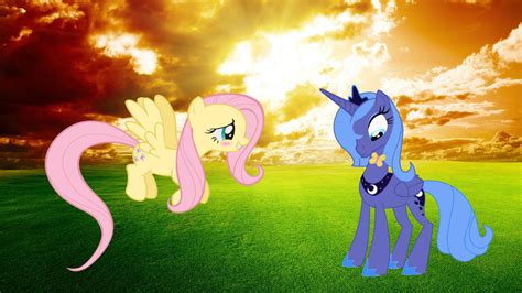 Fluttershy X Luna By Discordfan On Deviantart