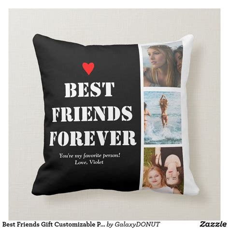The Best Friends Forever Photo Collage Pillow Is On Sale For Only 5 99