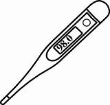 Thermometer Outline Doctor Cliparts Clipart Pix Favorites sketch template