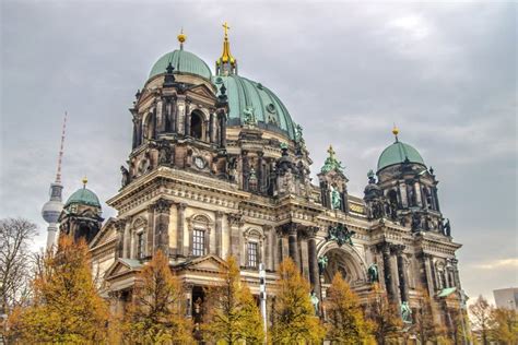 The Majestic Berlin Cathedral The Building And The Dome Of The