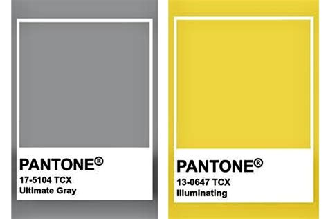 Illuminating 13 0647 Y Ultimate Gray 17 5104 Colores Elegidos Por