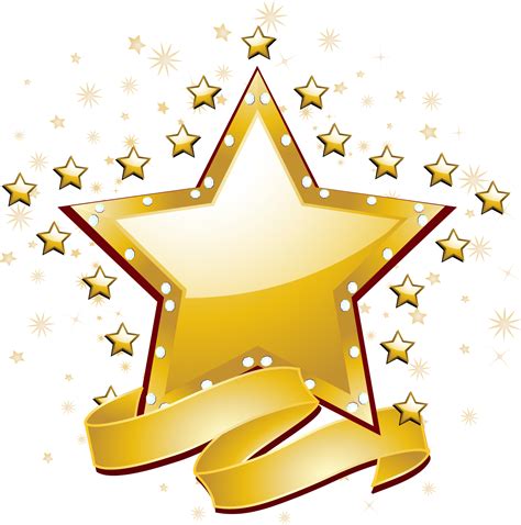 Icon Gold Stars Vector Material Png Download 15181532 Free