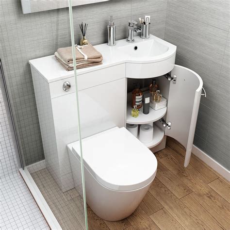 Enjoy free delivery over £40 to most of the uk, even for big stuff. Modern White Gloss Bathroom Vanity Unit Sink Toilet Choice ...