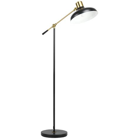 Homcom Industrial Floor Lamps For Living Room Standing Lamp For